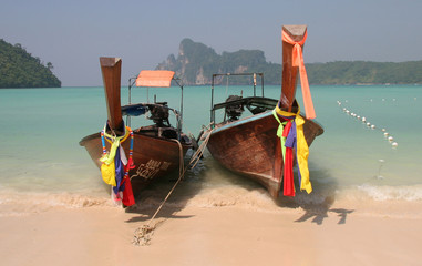 Long Tail boat, Phi Phi island, Thailand