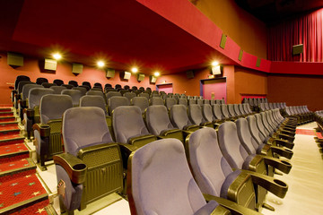 empty cinema auditorium