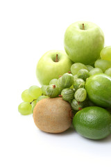 various green fruits