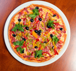 Tasty Italian pizza