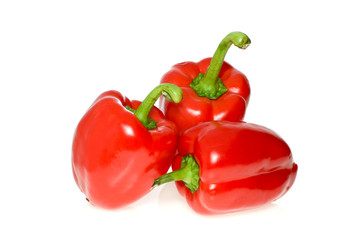 Three sweet peppers