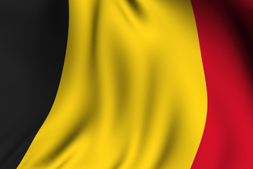 Rendered Belgian Flag