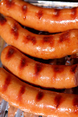grilled sausages