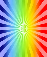 sfondo raggi arcobaleno