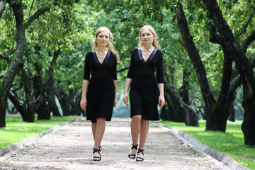 black dress