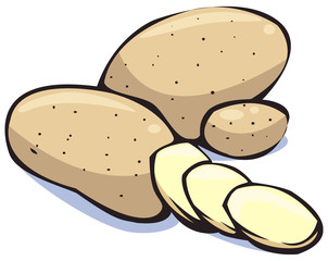 Vegetables series: potatoes