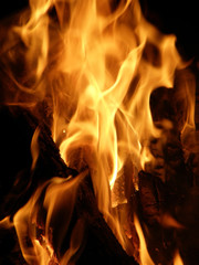 Flames or fire
