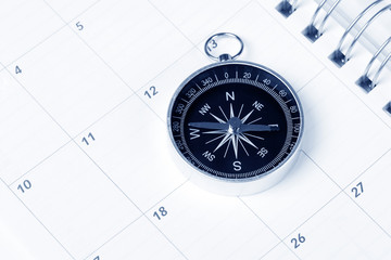 Calendar and compass