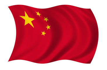 Fototapeta premium China Fahne
