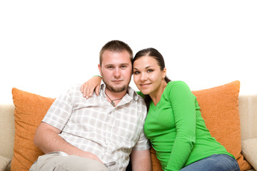 Fototapeta premium happy couple
