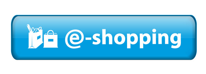 e-shopping button (blue)