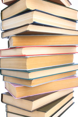 The Books built in high pile.