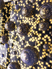 Electronics balls disco