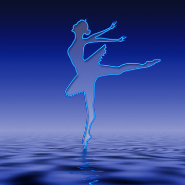 Ballerina T&auml;nzerin Abstrakt