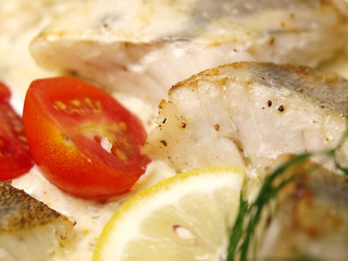 zander im kräuterbutter