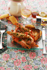 Mazzancolle saltate - Secondi di pesce del Veneto