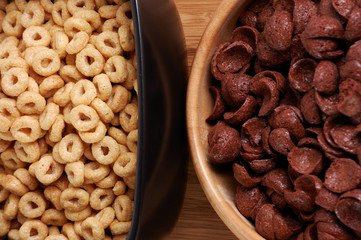 Cereals with honey and cocoa