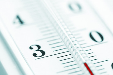 Thermometer. Close-up.
