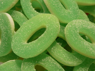 Green apple sweet confectionery
