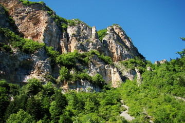 Fototapeta na wymiar BENAL, górna dolina Aude