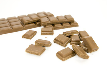 chocolate isolated