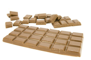 chocolate isolated