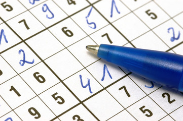 Sudoku in Arbeit