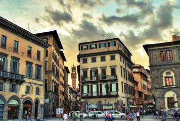 Fototapeta premium Postcard from Florence, Italy