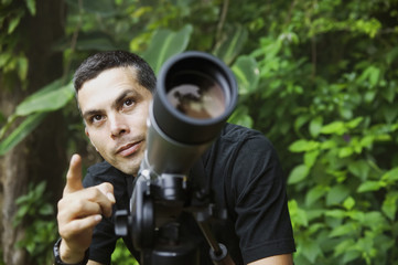 Fototapeta premium Handsome Nature Guide