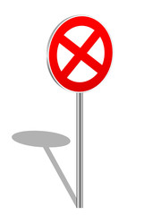 3D stopping sign