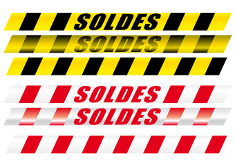 bandes urgences soldes