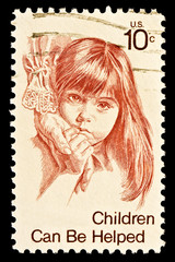 Children with Mental Health Issues Postal Stamp