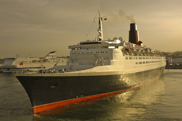 Fototapeta na wymiar Luxury cruise liner