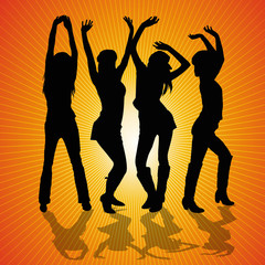 Jovenes en una fiesta