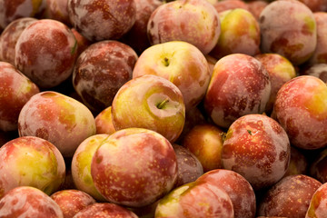 Red plums