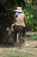 bicycle ride in cambodia