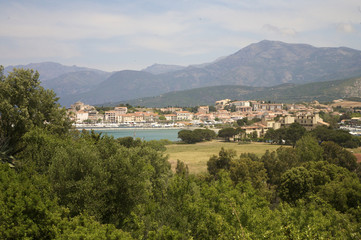 Fototapeta na wymiar Panorama of Corsica