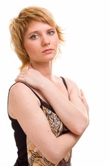 Naklejka premium Female portrait