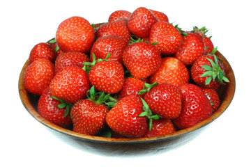 Bowl of strawberries.