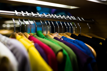 Fashion shirts in colors
