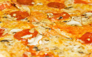 Obraz na płótnie Canvas pizza background