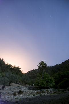 Night near Bet Oren, Israel