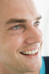Fototapeta premium Head shot of man smiling