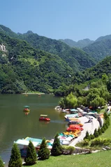 Zelfklevend Fotobehang Lake in the Cuihua mountain, Xi'an, China © Nataliya Hora