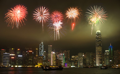 Fototapeta premium Hong Kong skyline