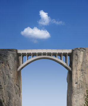 Fototapeta Bridge and Sky