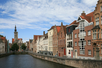 Fototapeta na wymiar Houses in Bruges
