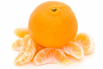 mandarin and some tangerine segments