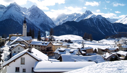 Ftan...sous la neige