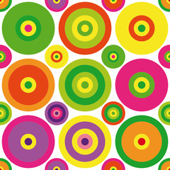 Colored background of circles